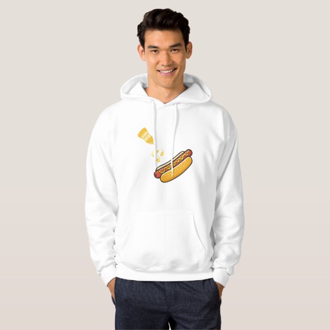 Sudadera Bocadillo Adorable & Botella de Mostaza (Anverso completo)