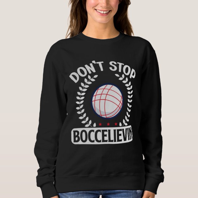 Sudadera Bocce Ball Bocce Player  12 (Anverso)