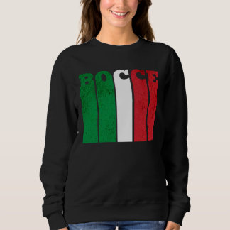Sudadera Bocce Ball Player Italia Italy Flag Bocce