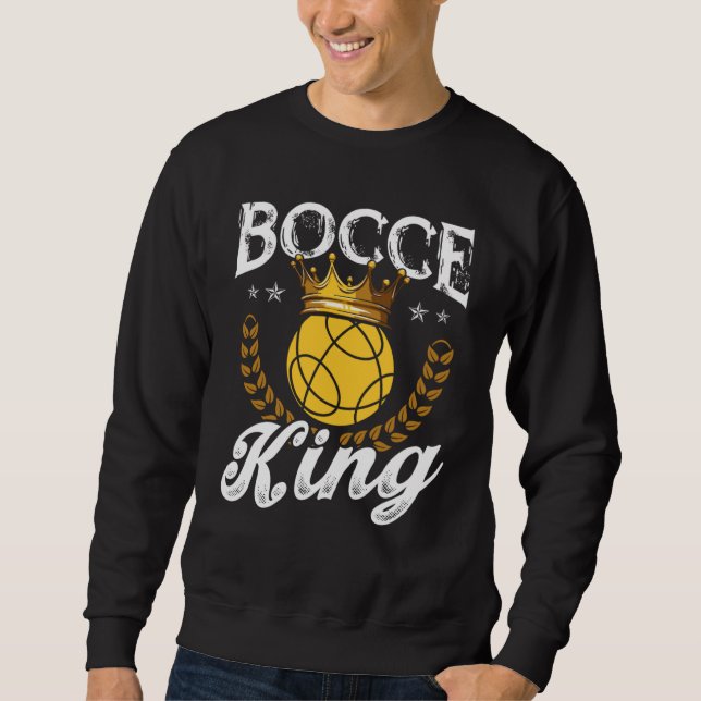 Sudadera Bocce King Bocce Ball (Anverso)