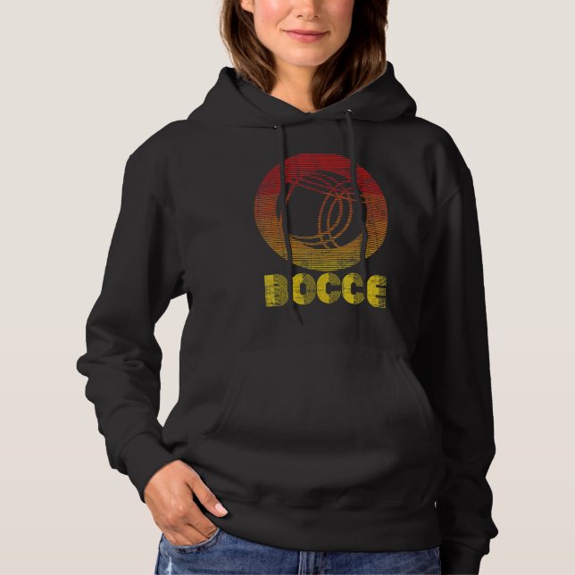 Sudadera Bocce Lawn Bown Game Ball Player Boccia Boule (Anverso)