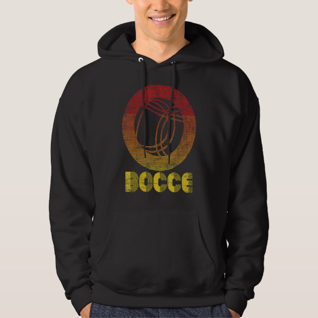 Sudadera Bocce Lawn Bown Game Ball Player Boccia Boule (Anverso)