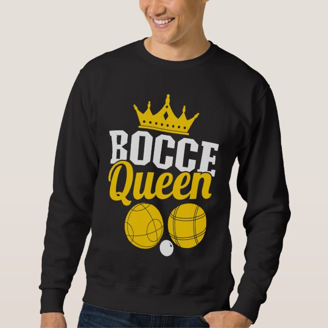 Sudadera Bocce Queen Boccia Player Boules (Anverso)
