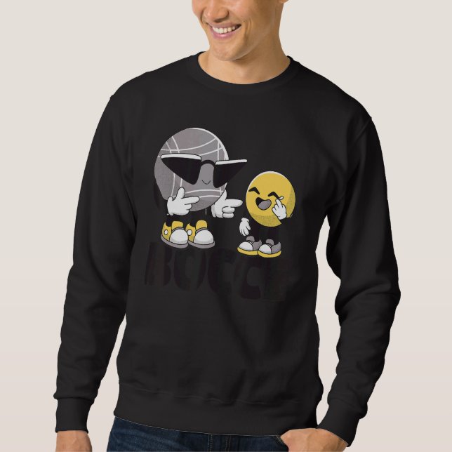 Sudadera Bocce Slogan Bocci Juego Bocce Bocle Con Jack Bocc (Anverso)