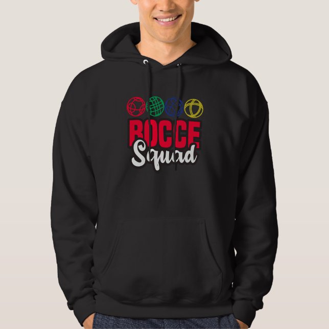 Sudadera Bocce Squad Boule Boccia Petanque for Men Women (Anverso)