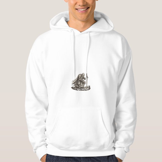 Sudadera Boceto de Caballero  (Anverso)
