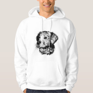 Sudadera Boceto de cabeza de perro 