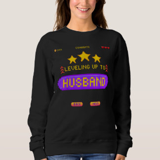 Sudadera Boda de Gamer Subiendo de Nivel a Licenciado en Ma