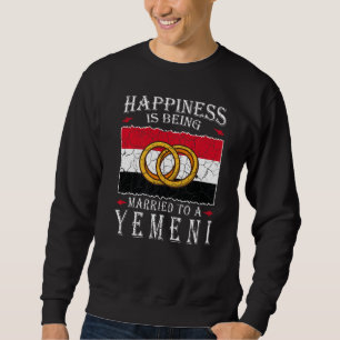 Sudadera Boda yemení raíces del patrimonio de Yemen bandera