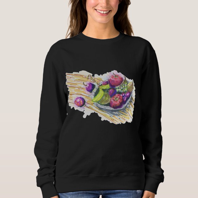 Sudadera Bodegón de Frutas (Anverso)
