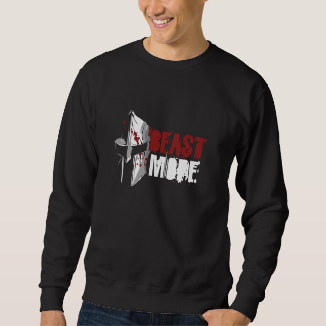 Sudadera Bodybuilder Weightlifter Beast Gym Fitness (Anverso)