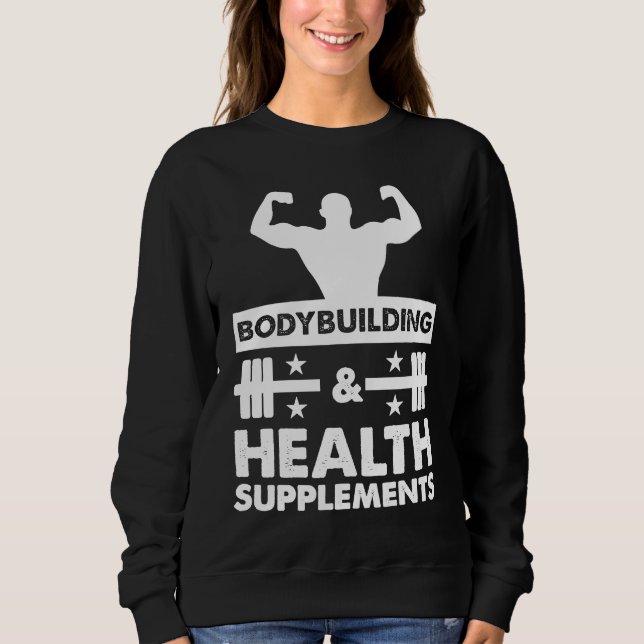 Sudadera Bodybuilding & Health Supplements Sports Fitness W (Anverso)
