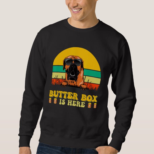 Sudadera Boerboel Dog Butter Box Is Here Father s Day (Anverso)