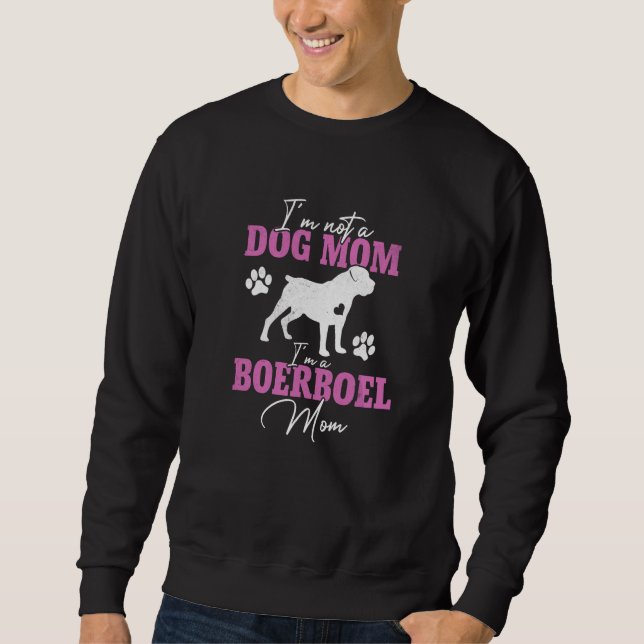 Sudadera Boerboel Mom Women  Dog Owner Cute Dog Mom (Anverso)