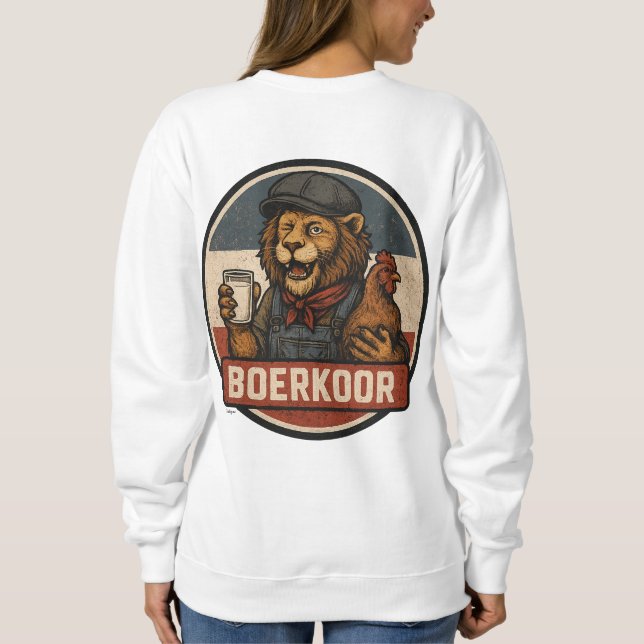 Sudadera Boeren Trui – Boerkoor, Humor en Boerenhart (Reverso)