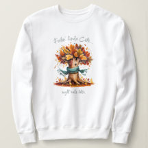 Boho Autumn Tree Sweatshirt | Acuarela texturizada
