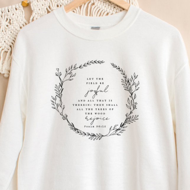 Sudadera Boho Christian Sweatshirt Bible Verse Wildflowers (Subido por el creador)