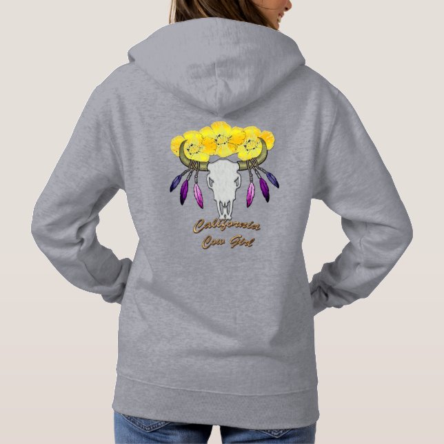 Sudadera Boho Cowgirl de California (Reverso)