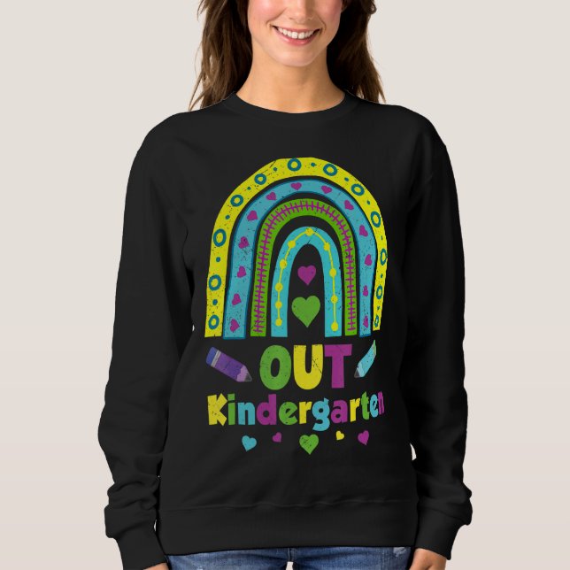 Sudadera Boho Escuela de la Paz Arcoiris Kinder (Anverso)
