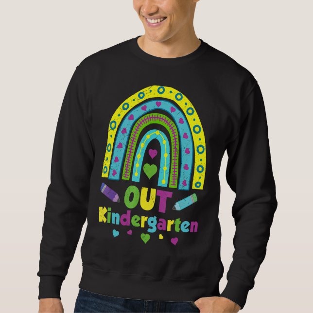 Sudadera Boho Escuela de la Paz Arcoiris Kinder (Anverso)