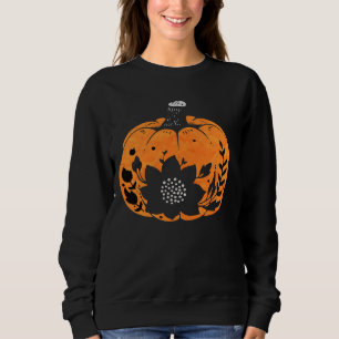 Sudadera Boho Halloween Calabaza Arte Octubre Spooky Veg Ca