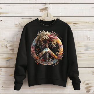 Sudadera Boho Hippie Peace Sign Sweshirt