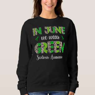 Sudadera Boho Leopard En Junio Usamos Green Scoliosis Consc