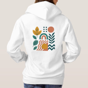 Sudadera Boho moderno Resumen arte en la pared de la natura