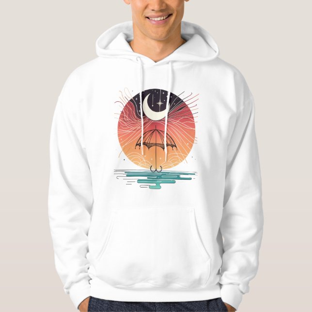 Sudadera Boho Moon & Starry Rain (Anverso)
