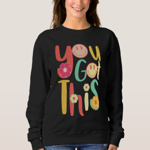 Sudadera Boho Motivational Testing Day Profesor