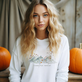 Sudadera Boho Mountain Mama Winter Wildflower Sweatshirt
