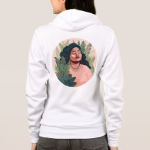 Boho Plant Lady Sweatshirt - Más tamaño de piel ma