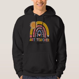 Sudadera Boho Rainbow Teacher Squad Primer Día De La Escuel