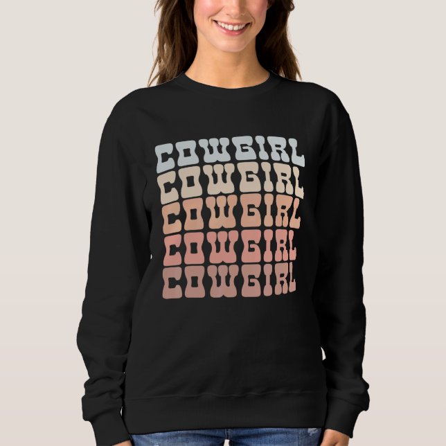 Sudadera Boho South Western Desert Groovy 70s Cowgirl 2 (Anverso)
