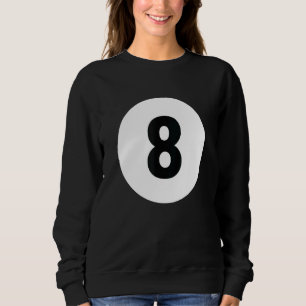 Sudadera Bola de billar 8 Billar de coincidencia de color D