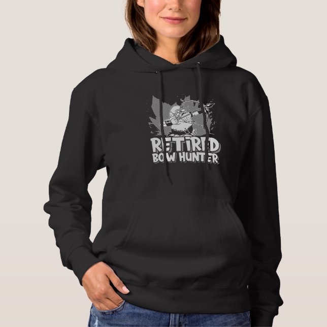 Sudadera Bola de Caza Jubilados El Abuelo Bowman Bow A (Anverso)