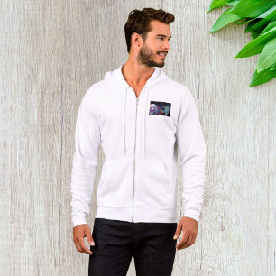 Sudadera Bola de Discoteca Retro y Micrófono Vintage