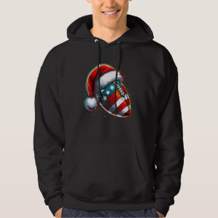 Sudadera Bola de fútbol Santa Hat Navidades Cute hombres ni