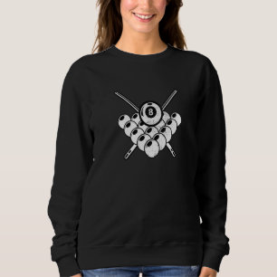 Sudadera Bolas de billar jugador de billar snooker deporte