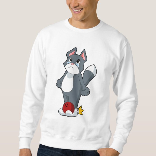 Sudadera Bolas de bolos para el gato (Anverso)