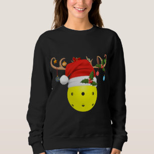 Sudadera Bolas de póllebol de Navidad Regalo reno Santa Hat