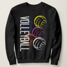 Sudadera Bolas de voleibol neón