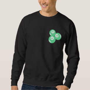 Sudadera Bolas Teal Número de la Suerte 9