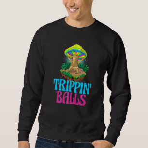 Sudadera Bolas Trippin Hongo Mujeres Magia Psilocibina Mus