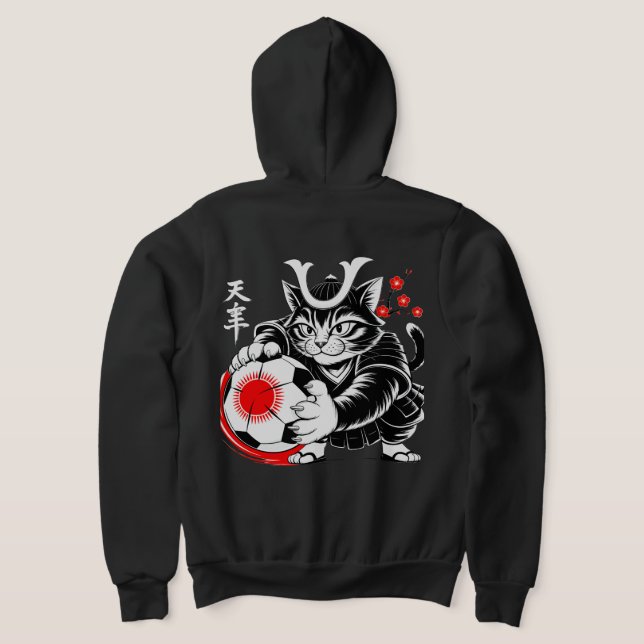 Sudadera Bold Samurai Cat Hoodie for Women (Distribución Reverso )