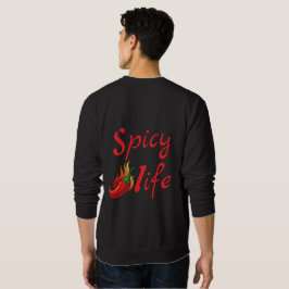 Sudadera Bold Spicy Life Chili Flame Design