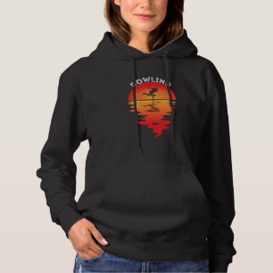 Sudadera Bolera Vintage Puesta de sol Equipo de bolos Bolos