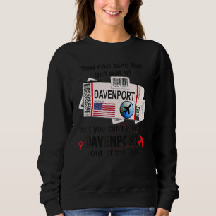 Sudadera Boleto de Vuelo Davenport Chica de Davenport Junt