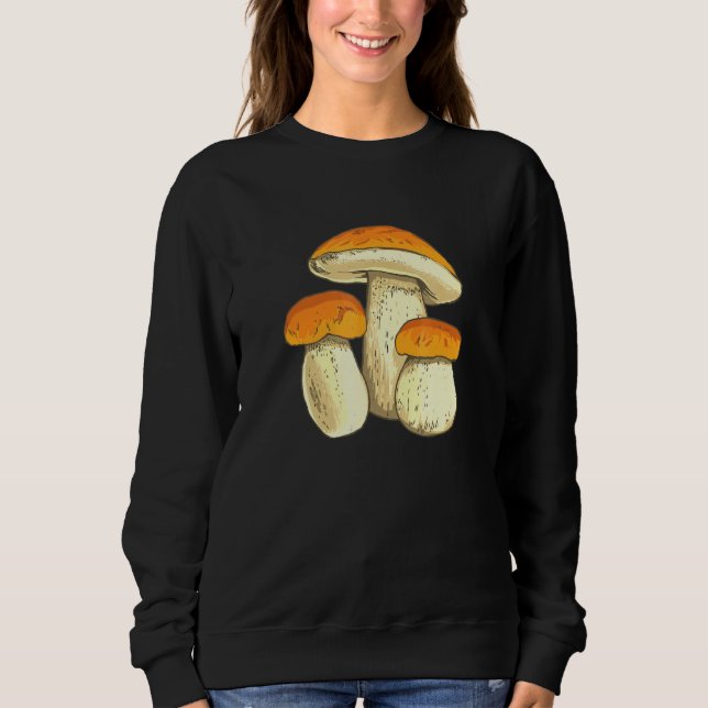 Sudadera Boletus Mushrooms recolectando recolectores de hon (Anverso)