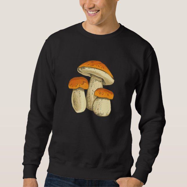 Sudadera Boletus Mushrooms recolectando recolectores de hon (Anverso)